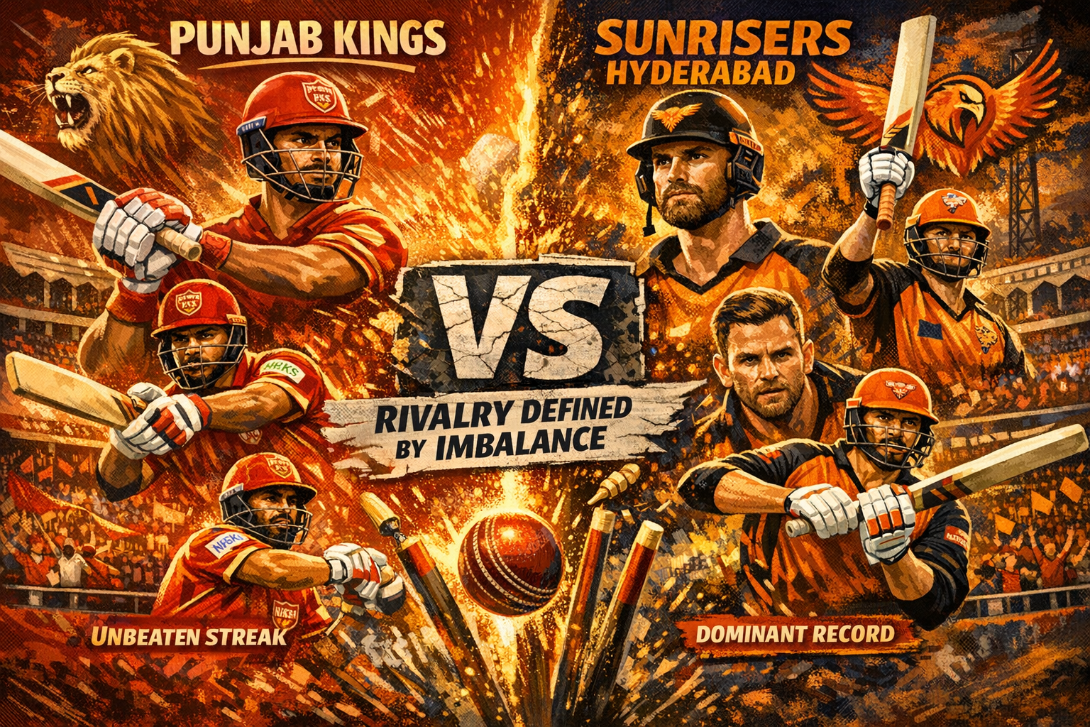 Punjab Kings and Sunrisers Hyderabad Renew a Rivalry Defined by Imbalance