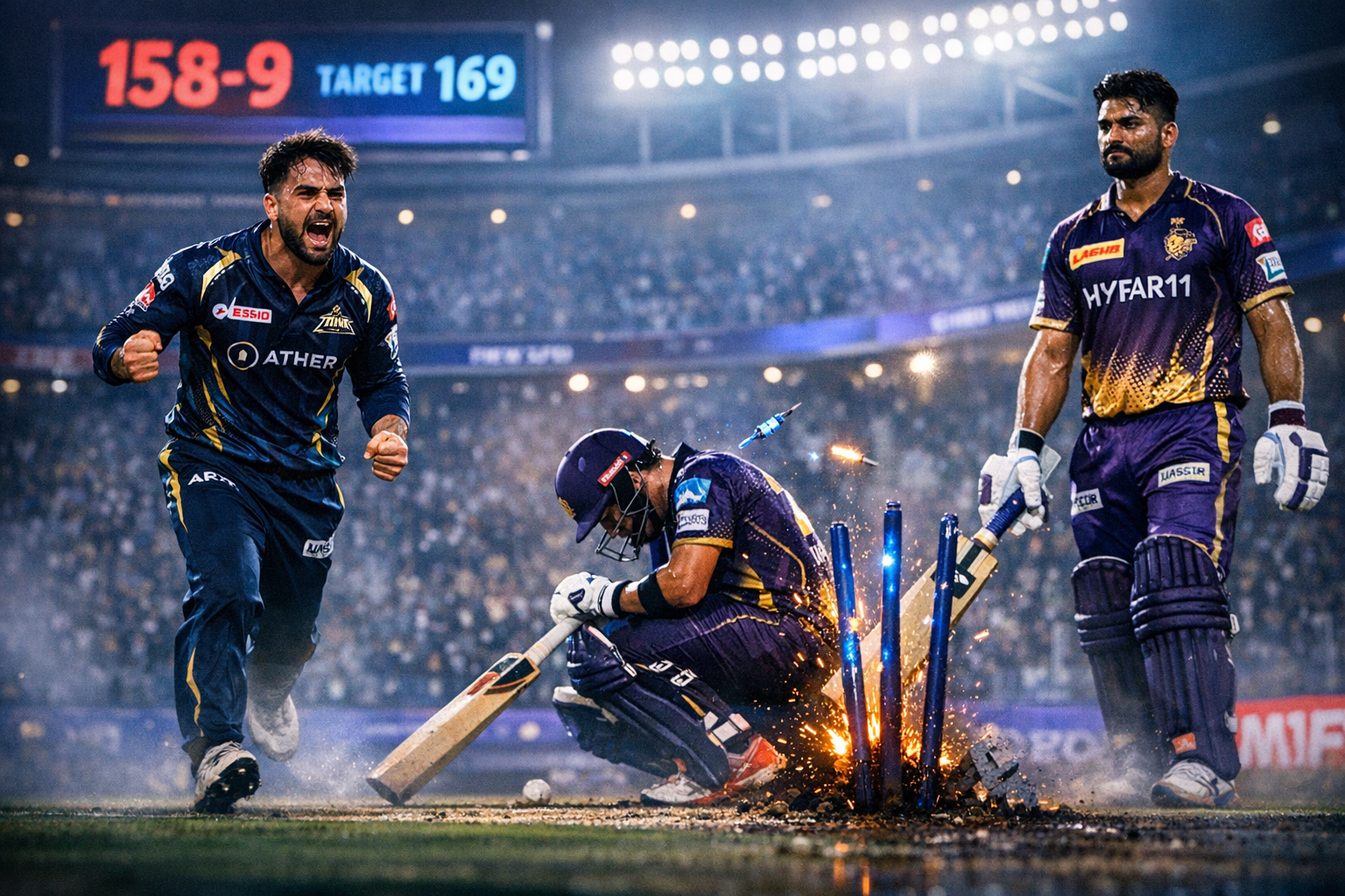 Gujarat Titans Extend Kolkata Knight Riders' Winless Run at Narendra Modi Stadium